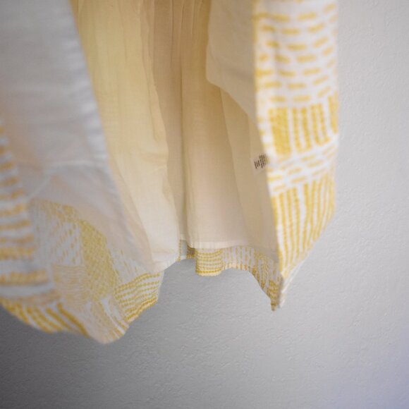 Caslon Ruffle Patchwork Mini Dress - Picture 7 of 16